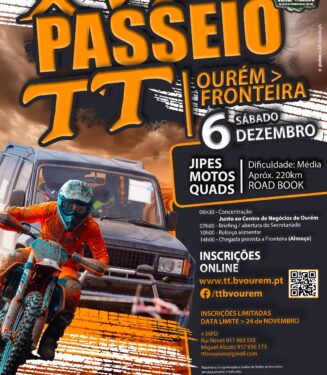 Inscrição Passeio TT Ourém - Fronteira